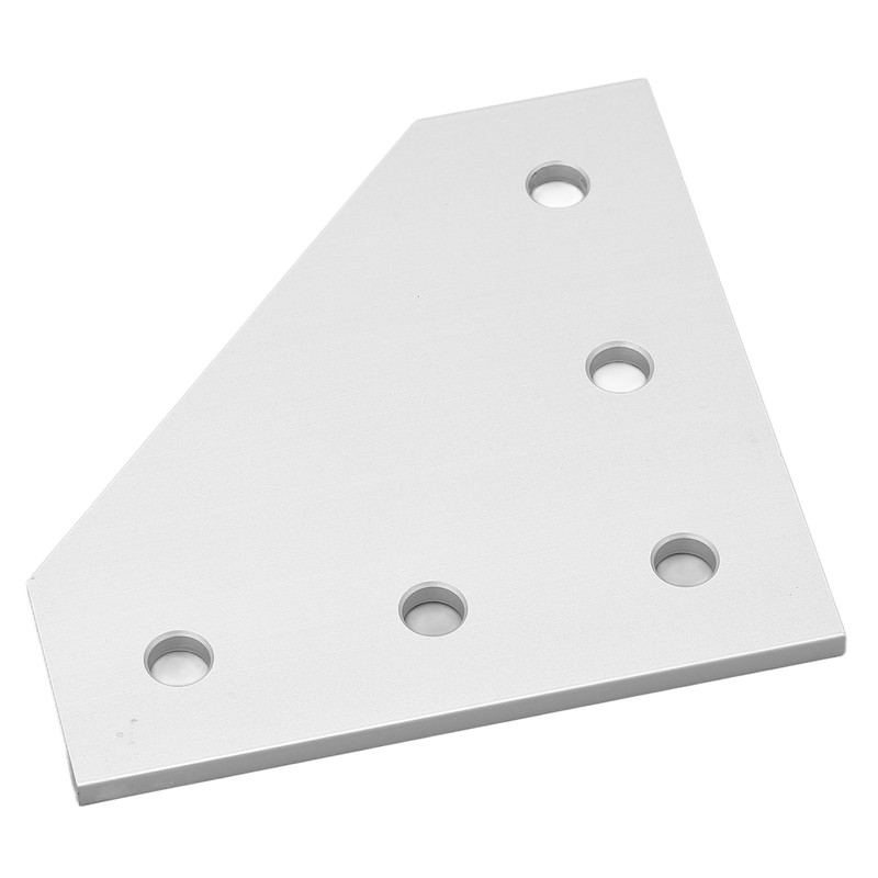 5PCS Flat Tie Plate Aluminum Alloy 5 Holes Compression Resistance