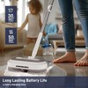 Cordless Electric Spin Mop, Electric Floor Cleaner with Water Sprayer