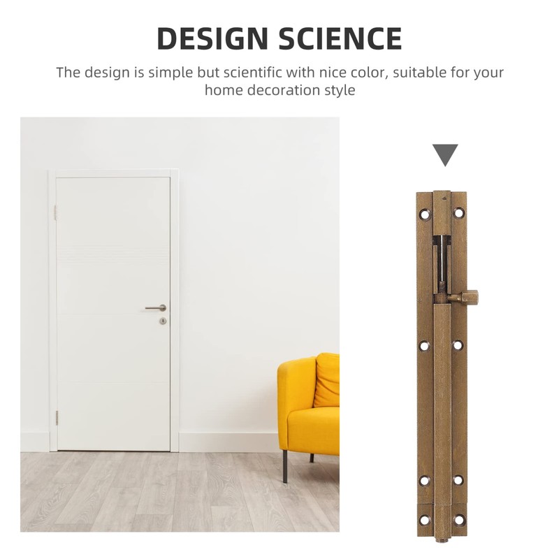 Beavorty Antique Bronze Pin Door Latch Lock Security Latch for