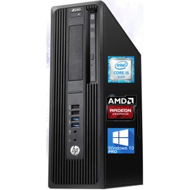 HP Z240 Workstation SFF Desktop PC, Intel Core i5-6500 Upto 3.60GHz, 32GB RAM, 512GB SSD, AMD Radeon HD 8570 1GB 4K, DisplayPort, HDMI, DVI, AC Wi-Fi, Bluetooth - Windows 10 Pro (Renewed)