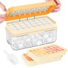 PHINOX Yellow 2 Tier Ice Cube Tray Easy Release Bpa