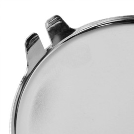 Lovelysp Stainless Steel Universal Bathtub Drain Two Hole Overflow Face Plate Universal Bathtub Overflow Drain Face Plate 2 Hole Tub Overflow Drain Plat with Mounting Screws 1PCS