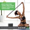 Gaiam Yoga Block & Yoga Strap Combo Set - Yoga