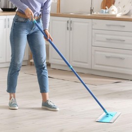 Juvale Disposable Mop Pads - Hard Floor Dust Mop - Disposable Microfiber Cloths - White Floor Cleaning Pads - 200 Count, White, 11.5" x 8"
