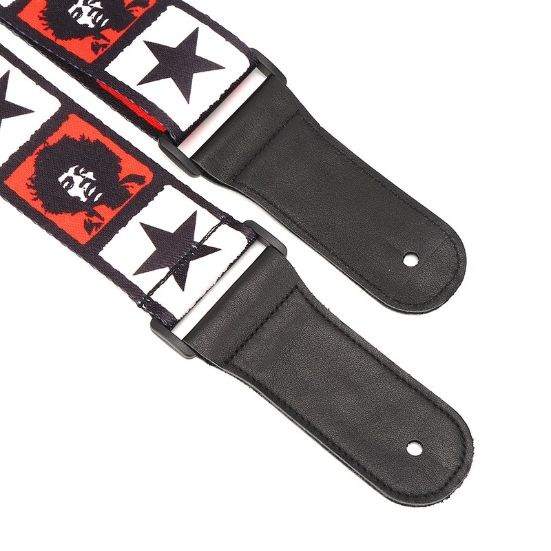 Leather Shoulder Strap Musical Instrument Accessories Sublimation Print Commemorative‑Type