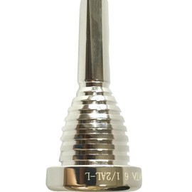 Trombone mouthpiece (6 1/2AL-L), Silver Plated Mouthpiece, Euphonium Mouthpiece with Superior Sound, Excellent for Baritone and Trombone Instrument Accessories.