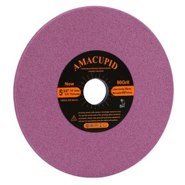 Amacupid Universal Chainsaw Sharpener Grinding Wheel. Speedy Sharpening High-Speed Steel, Alloy Steel Chains Saw Teeth. 5-3/4 Diameter, 3/16 inch Thicknes, 7/8 inch Arbor