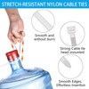 300 Pcs Cable Zip Ties Heavy Duty, Tie Wraps 4+8+12