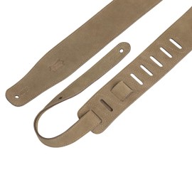 Levy's Leathers 2 1/2" Suede Guitar Strap with Suede Backing - Adjustable from 38" to 51"; Sand (MS26-SND)