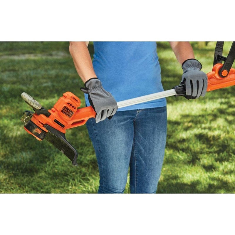BLACK+DECKER String Trimmer Weed Eater, Electric Weed Wacker, 14-inch (BESTE620)