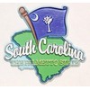 World By Shotglass South Carolina State Map-Flag Fridge Collectible Souvenir Magnet