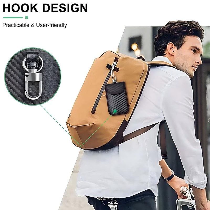 Faraday Pouch for Car Keys – 2 Pack Signal Blocking