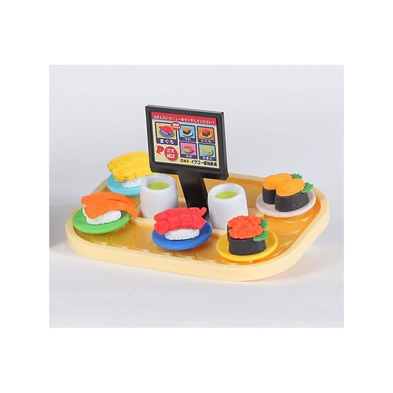 iwako- Funny Eraser Rotation Sushi Set 1er – bri040 Blister