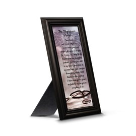 Crossroads Home Décor Prayer for Doctor Picture Frame, Doctor Plaque, Medical Students Graduation, 7434B