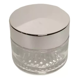 Meliars Frasco Pomadera Cristal 50 Grs Deluxe (20 Piezas)