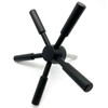 YOSEC 5 Spoke gun safe handle with black matte finish