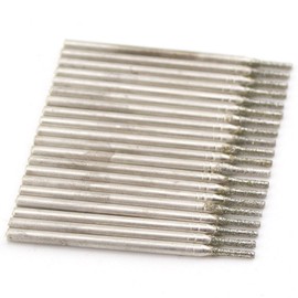 ILOVETOOL Lapidary Diamond Drill Bits 1mm Carving Burrs for Dremel Pack of 30Pcs