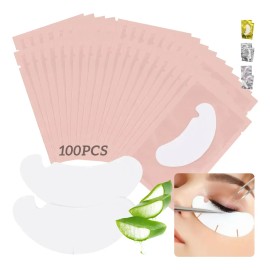 100 Pzs Parches Empaque Hidrogel Para Ojos Pestañas Mink