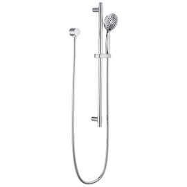 Delta Faucet Slide Bar Hand Held Shower with Hose, Chrome Handheld Shower Head, Slide Bar Hand Shower, Handheld Shower, Detachable Shower Head, Chrome 51361