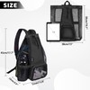 Timoxi Swim Bag Beach Backpack with Padded Shoulder Strap Mesh
