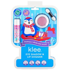 Luna Star Klee Eye Shadow and Lip Shimmer Hanukkah Gift Set for Kids and Tweens. Gentle and Non-Toxic. Made in USA. (Menorah Shimmer)