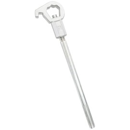 Hedume Heavy Duty Adjustable Hydrant Wrench, Fits 1-1/2" to 6" Bolt Head Sizes, Fire Equipment Hydrant Wrench for Loosening Caps and Opening Valves, Tightening Nuts, Pipes