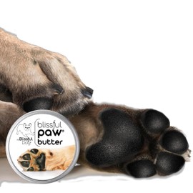 The Blissful Dog Paw Butter, Moisturizer For Dry Paw Pads, Softens and Protects a Rough Paw in Winter, Versatile, Lick-Safe Dog Paw Pad Balm, 4 oz.