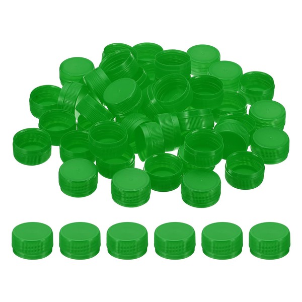 PATIKIL 1.2inch Plastic Bottle Caps for Crafts, 50Pcs Reusable Protection