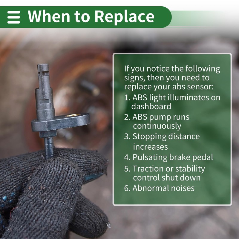 HEROFFIX ABS Wheel Speed Sensor ABS Sensor Anti-lock Braking System