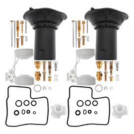 2 Pcs Carburetor Rebuild Kits Replacement for Honda VT1100C Shadow Spirit 1997 1998 1999-2005 Carb Repair kit with Float