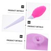 PACKOVE 1 Set Double Sided Silicone Facial Cleaning Tools with