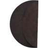Genuine Leather Turntable Platter Mat - Dark Brown