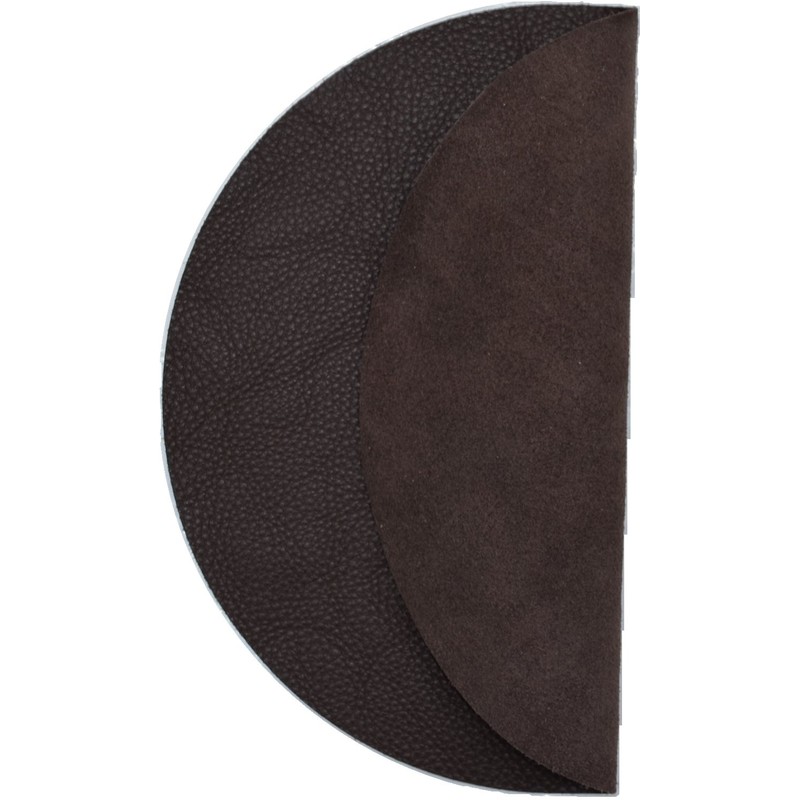 Genuine Leather Turntable Platter Mat - Dark Brown