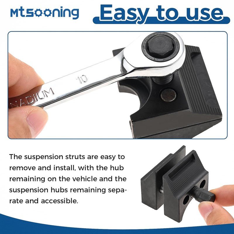 Mtsooning Suspension Strut Hubs Knuckle Spreader with Split Hub, Knuckle