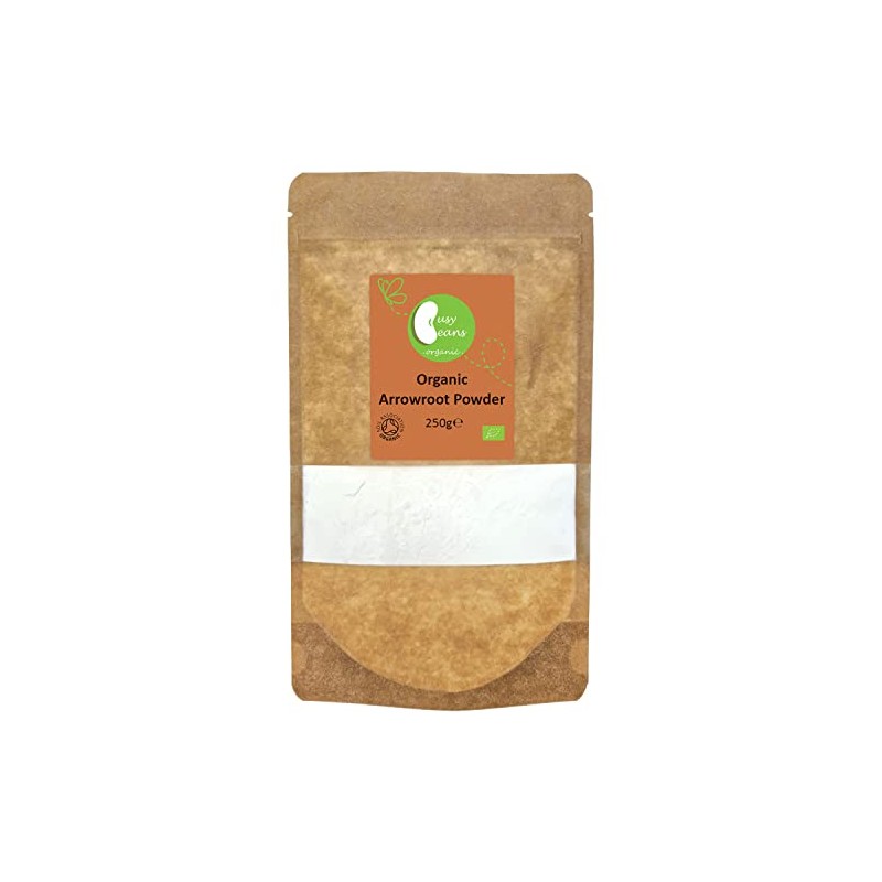 Organic Arrowroot Powder -Certified Organic- by Busy Beans Organic (250g)