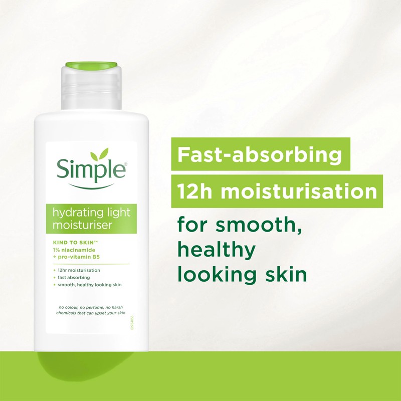 Simple Kind to Skin Hydrating Light Moisturiser Skin Care Product