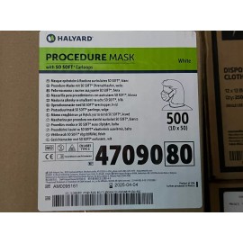 Halyard 500 masks Halyard Procedure Face Mask Earloop White 47090