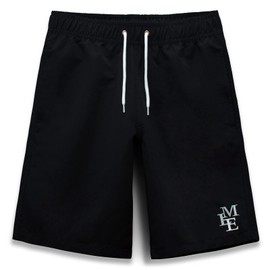 Hill & Sea Boys Swim Trunks Quick Dry Bathing Suits Swimming Board Shorts Swimwear Size 6-7,8,10-12,14-16,18-20(Black,10-12)