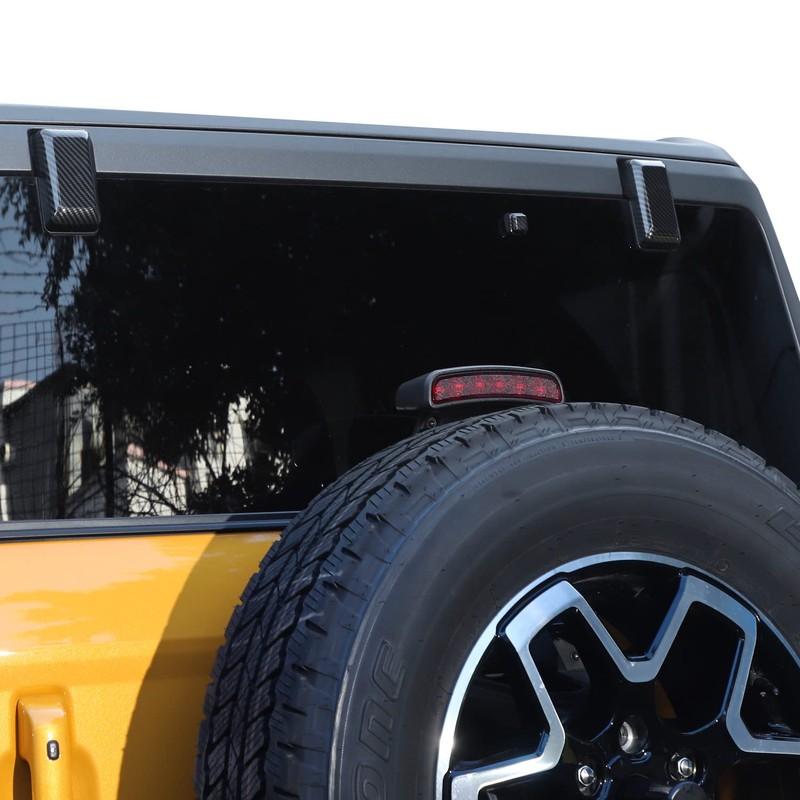 Jimen Compatible with Ford Bronco 2021-2023, 3PCS Tailgate Rear Window