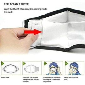 Air Filter (30pcs) PM2.5 Filter 5 Layer Face Mask Filter Super Fresh Air Filter Adult