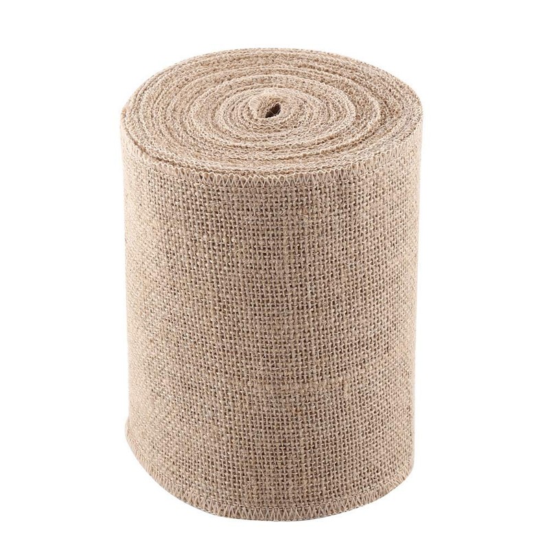 Hessian Hessian Fabric, Craft Material 10 m Woven Rustic Hessian