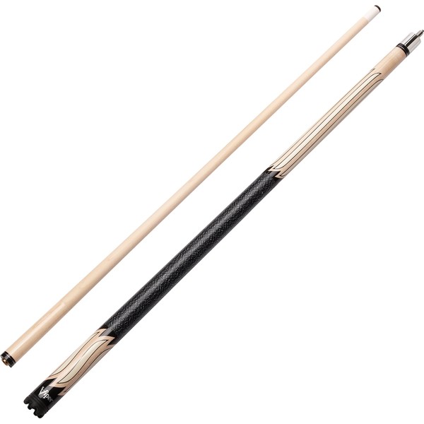 Viper Sinister 58" 2-Piece Billiard/Pool Cue, Natural with Cream Inlay