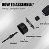 KATA Hole Saw Set 20PCS Hole Saw Kit with 3/4"-6"(19-152mm)