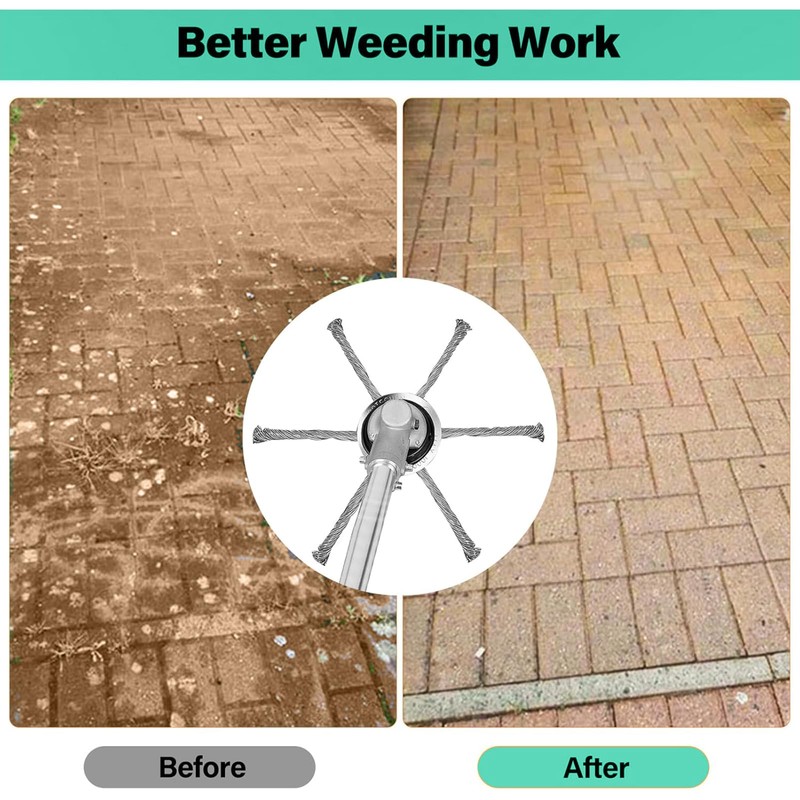 6in Steel Wire Grass Trimmer Head Replacement, Trimmer Blade for