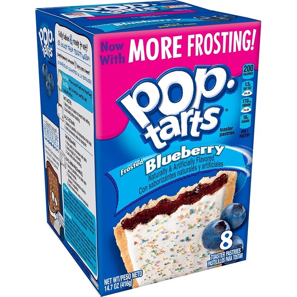 Pop-Tarts Toaster Pastries-Frosted Blueberry-14.7 oz