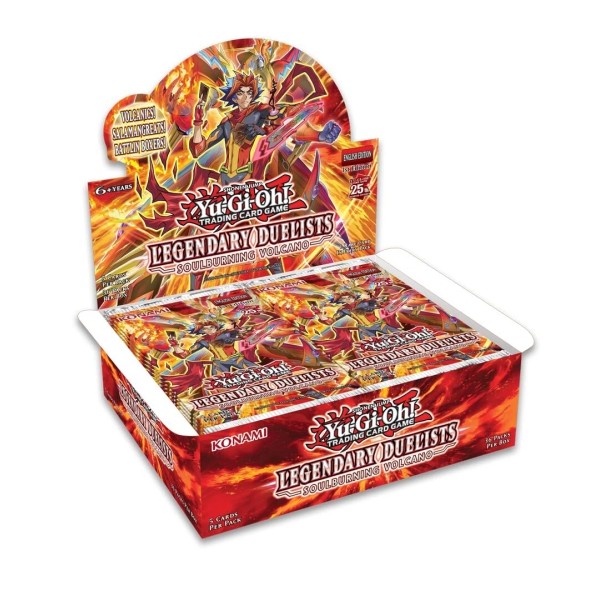 Yu-Gi-Oh 25th: Legendary Duelists - Soulburning Volcano Display Box SEALED