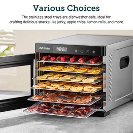 COSORI Food Dehydrator Accessories, for 6 Tray CP267-FD Only, BPA-Free, C267-2ST, Stainless Steel Sheets, 2 Pack