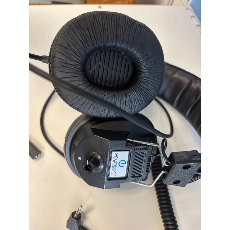 Egghead EGG Switchable Stereo/Mono Adjustable Headphones Over The Ear Padded