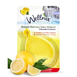 Wellnax Dishwasher Cleaner and Deodorizer - Rinse aid, Dishwashing Machine Odor Eliminator & Deodorizer, Fresh Fragrance Gel With Smell Removal Solution, Freshener Smelling In Dishwash (Lemon)