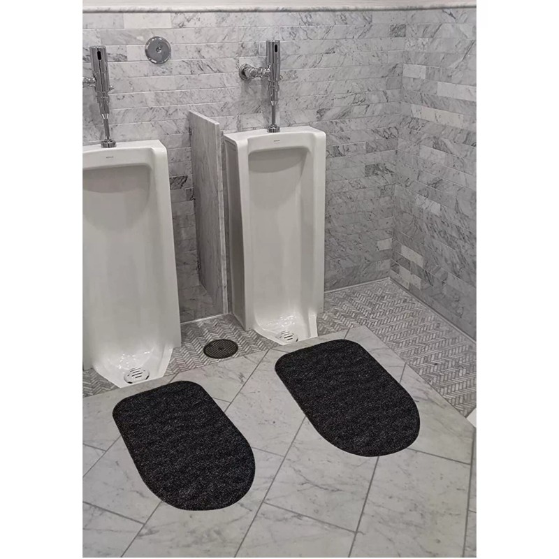 Koruser 10-Pack Urinal Mats Non-Slip Deodorizing Water Absorption